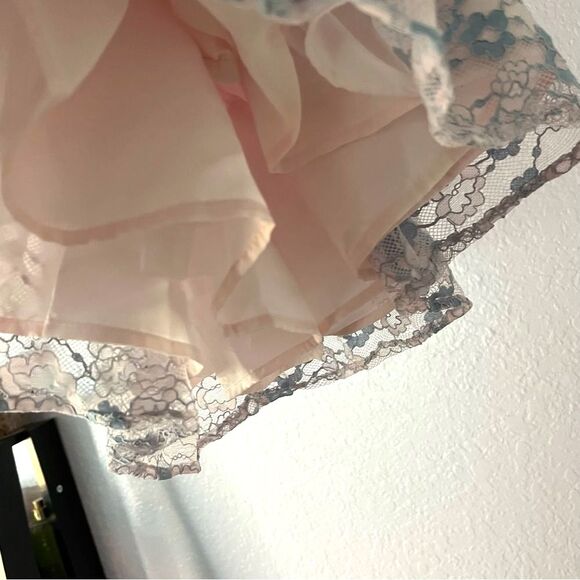 Mia & Mimi Infant Baby Adorable Pink and Blue Lace Dress with Bloomers NEW! - Picture 14 of 16